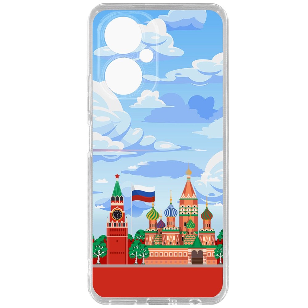 

Чехол-накладка Krutoff Clear Case Красная Площадь для Tecno Camon 19 Pro, Прозрачный
