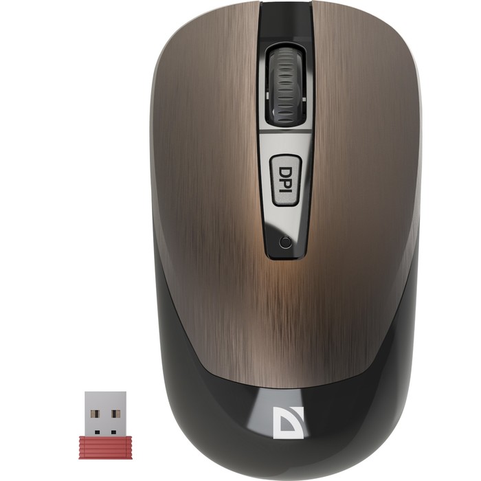 

Беспроводная мышь Defender Wave MM-995 коричневый (10577137), Wave MM-995
