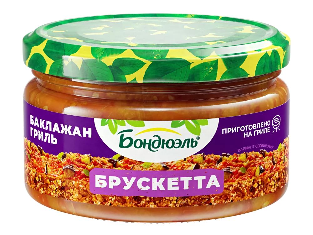 Брускетта Bonduelle из баклажан гриль 250 г 259₽