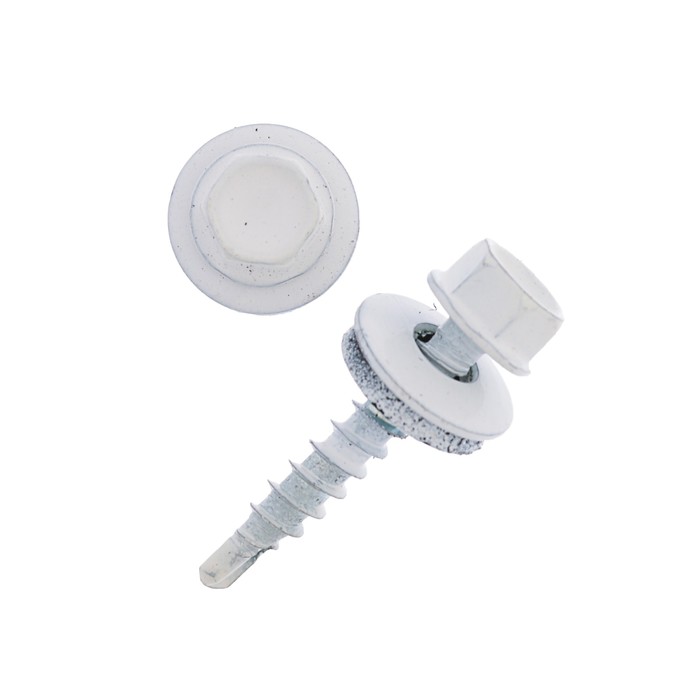 

Саморезы кровельные 4555017, 4,8х29, 250 штук, белый