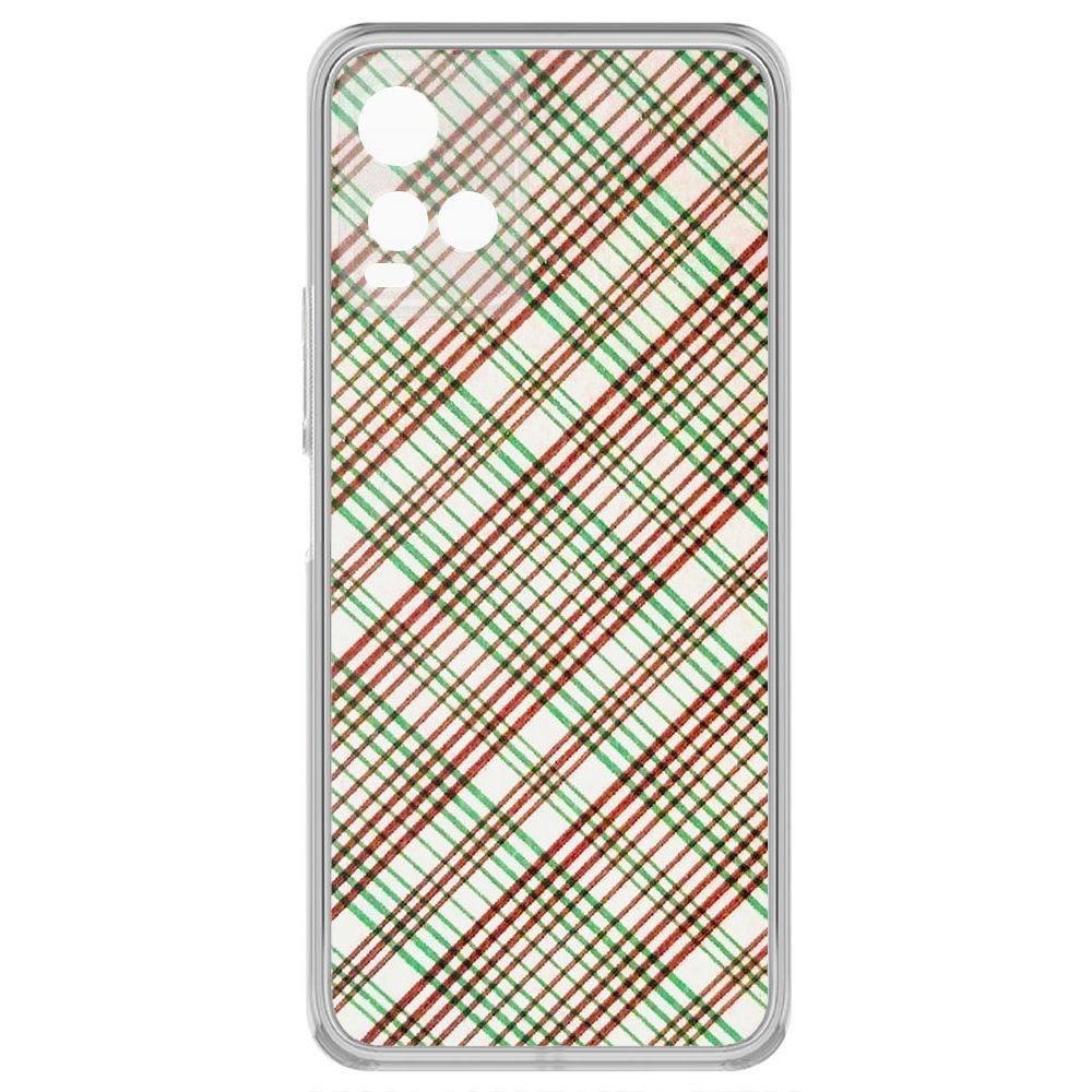 

Чехол-накладка Krutoff Clear Case Рубашка карты для Vivo Y33s, Прозрачный