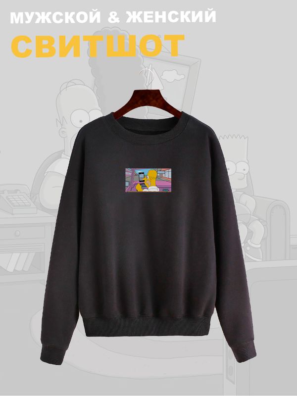 

Свитшот женский SHARP&CUT EAE504604 черный M, EAE504604