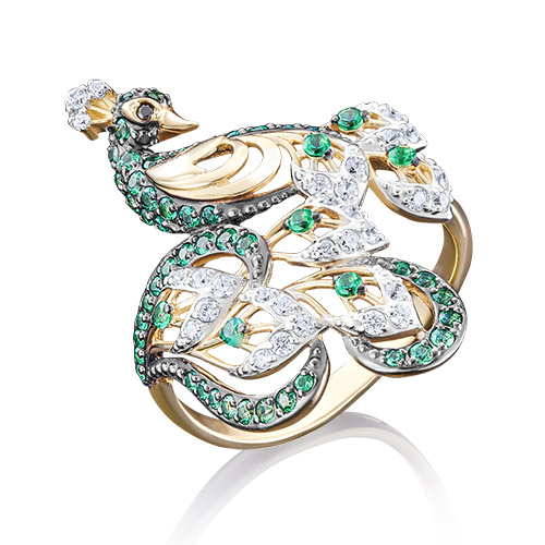 

Кольцо из желтого золота р. 17,5 PLATINA jewelry 01-4917-02-404-1130-52, фианит, 01-4917-02-404-1130-52