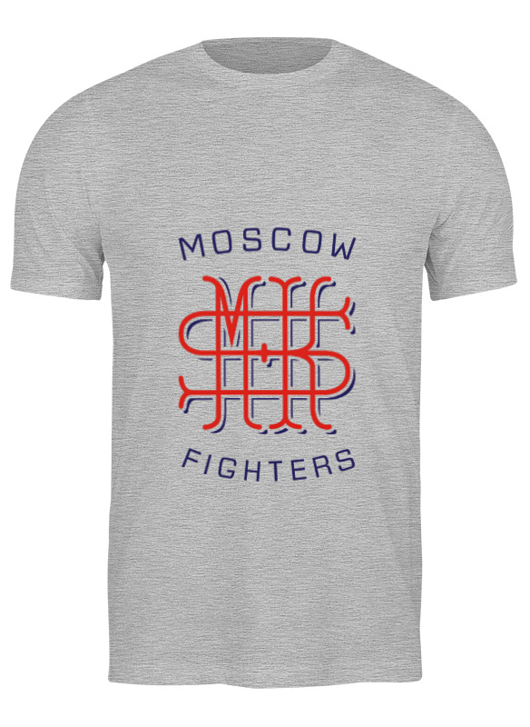 

Футболка мужская Printio Moscow fighters серая XL, Серый, Moscow fighters