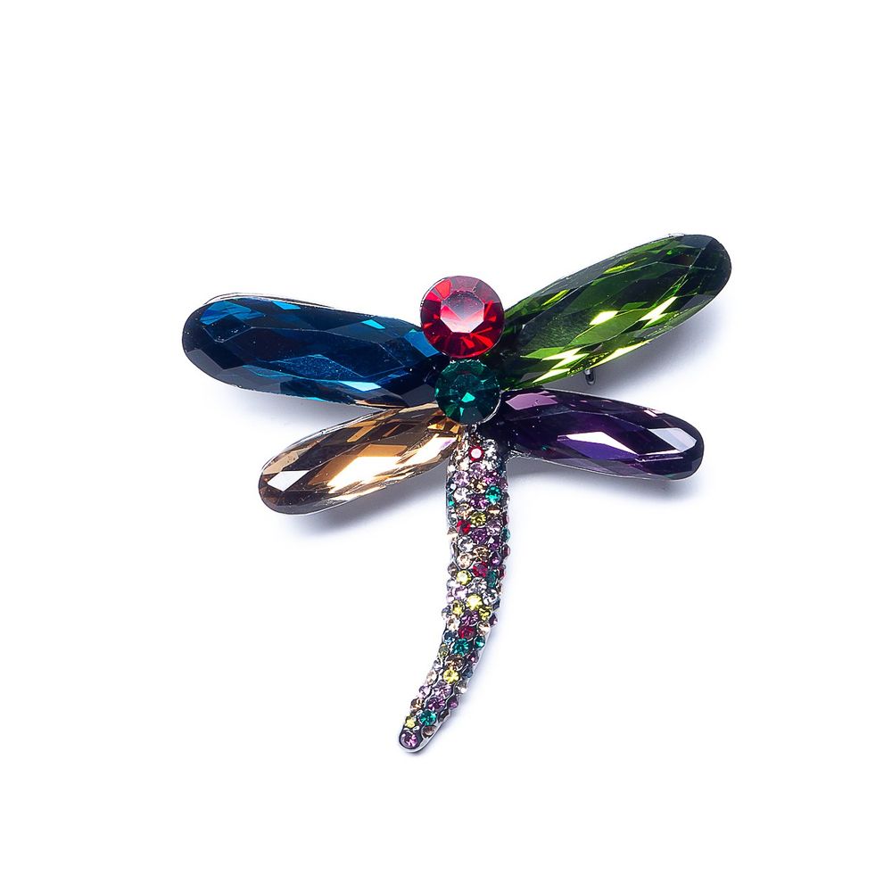 

Брошь из бижутерного сплава с swarovski Moon Paris Mo-22.03-007, Mo-22.03-007