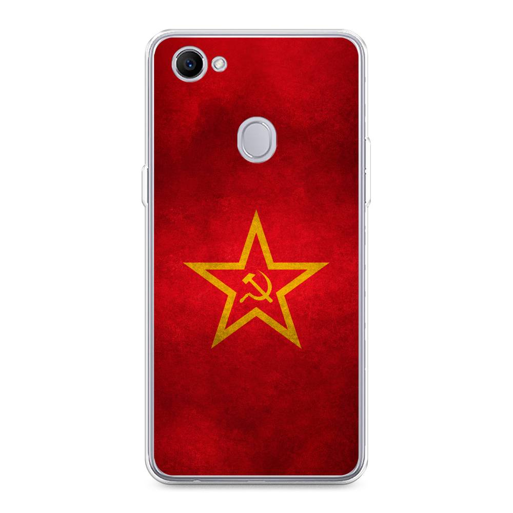 фото Силиконовый чехол "красное знамя" на oppo f7 awog