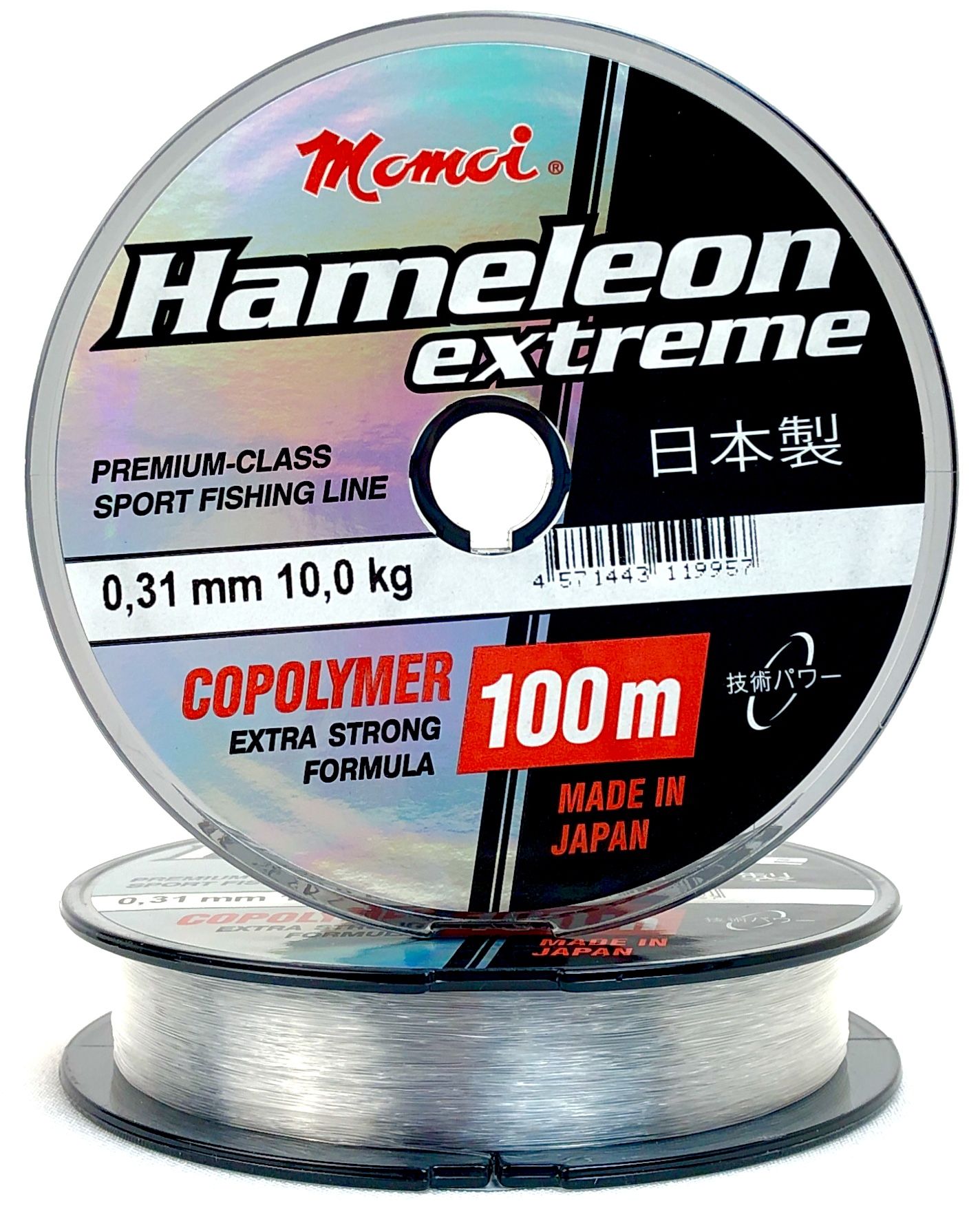 фото Монофильная леска для рыбалки momoi hameleon extreme 0.31 мм, 10.0 кг, 100 м