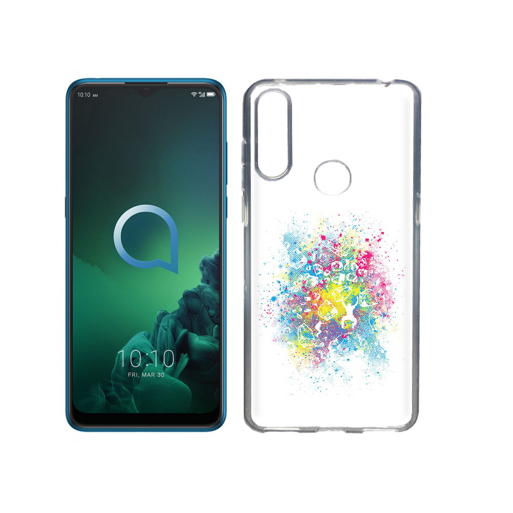 

Чехол MyPads Tocco для Alcatel 3X акварель абстракция (PT227136.670.214), Прозрачный, Tocco