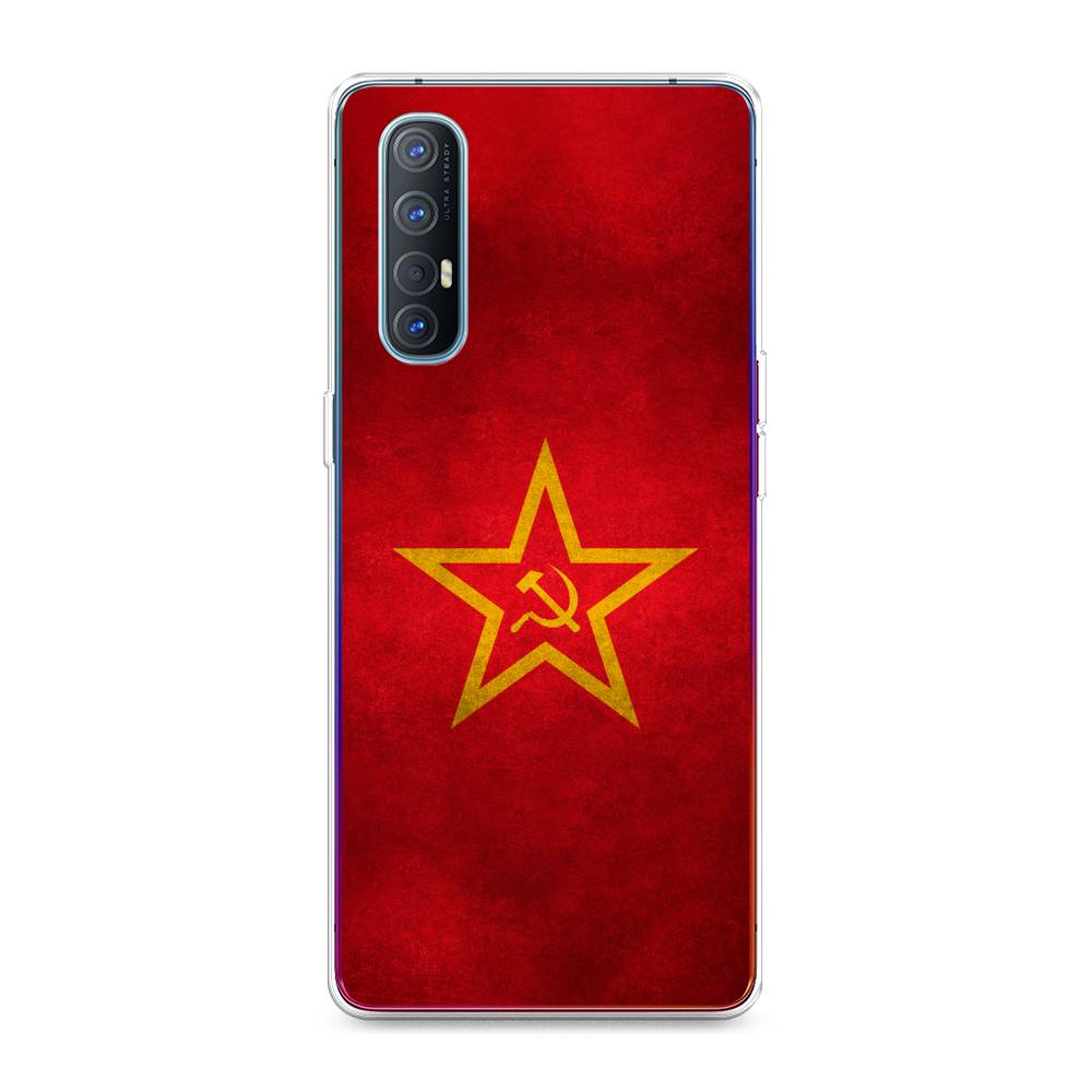 

Чехол Awog на Oppo Reno 3 Pro "Красное знамя", Разноцветный, 252550-10