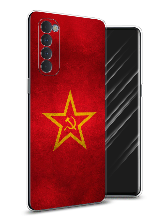 

Чехол Awog на Oppo Reno 4 Pro "Красное знамя", Разноцветный, 258950-10