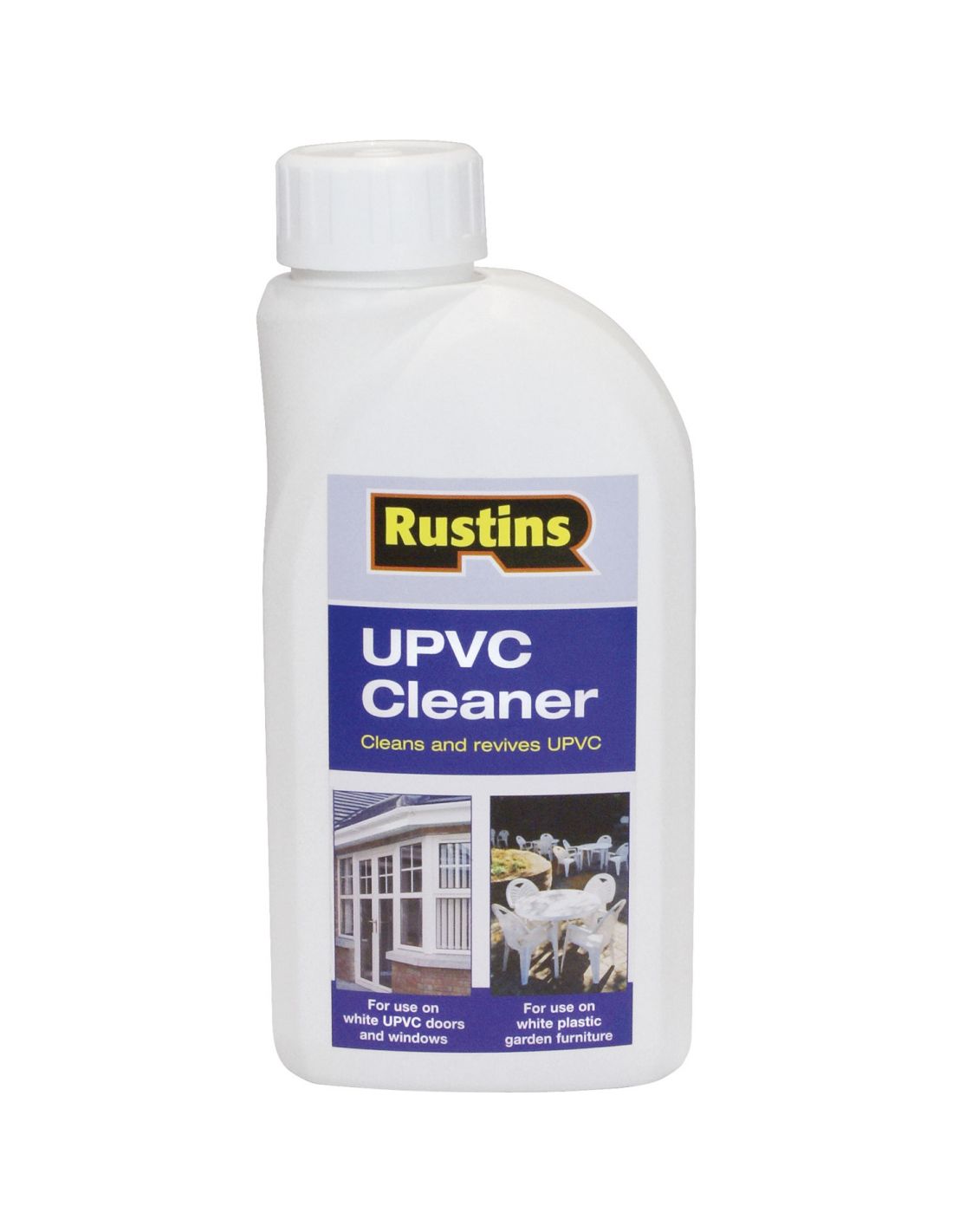 Очиститель жесткого пластика Rustins UPVC Cleaner, 0,5 л. очиститель шин резиновых деталей и пластика shima