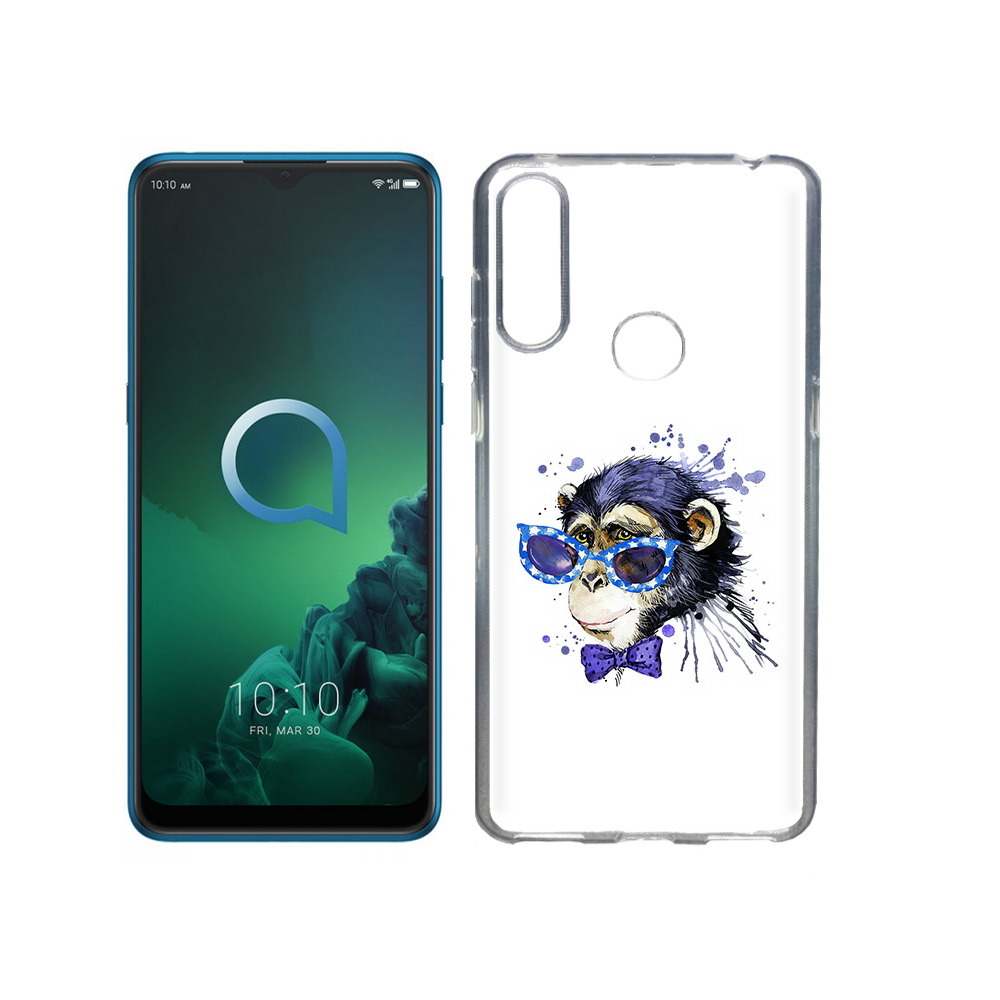 

Чехол MyPads Tocco для Alcatel 3X акварельная обезьяна (PT227136.670.216), Прозрачный, Tocco