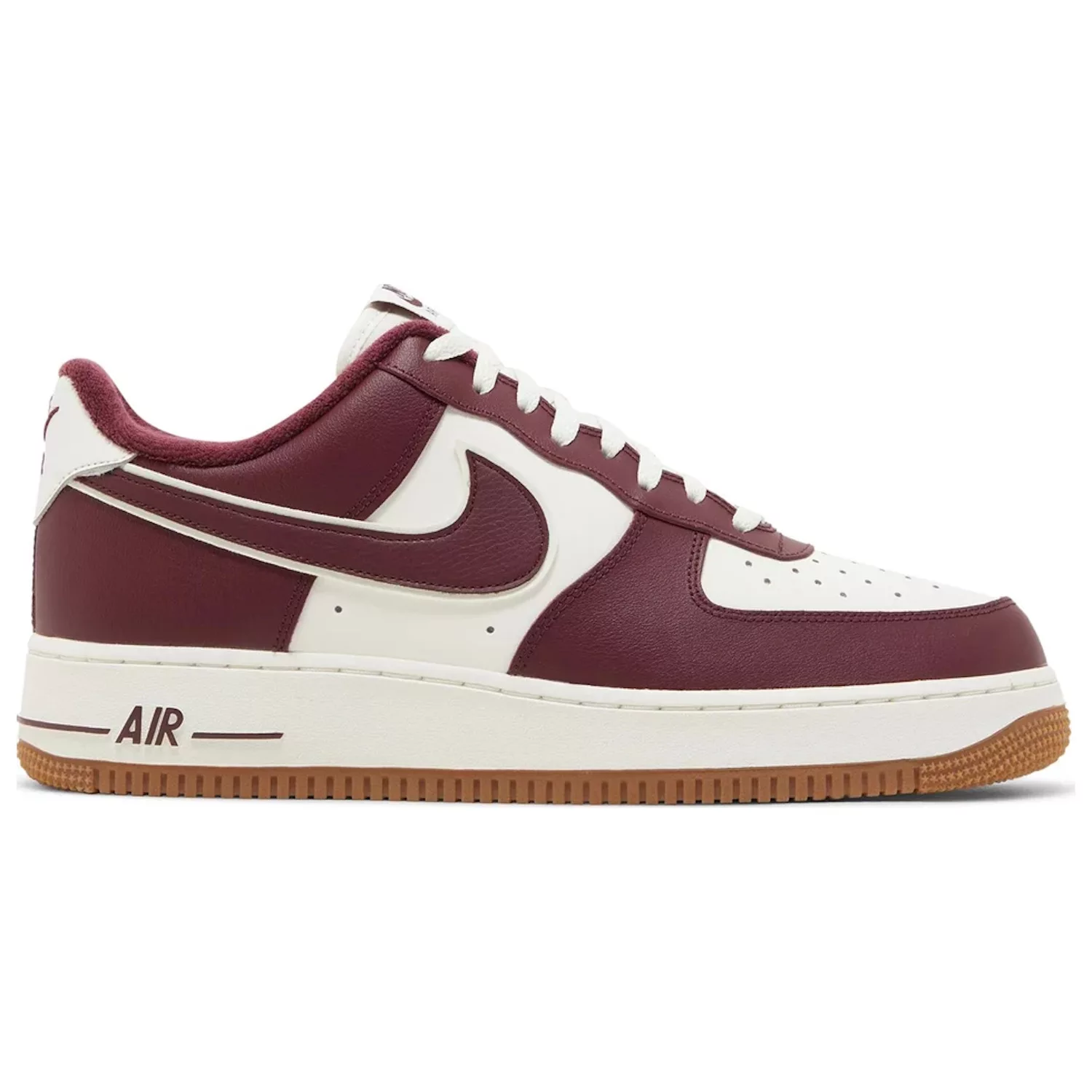 

Кеды мужские Nike AIR FORCE 1 '07 бордовые 44.5 EU, Бордовый, AIR FORCE 1 '07