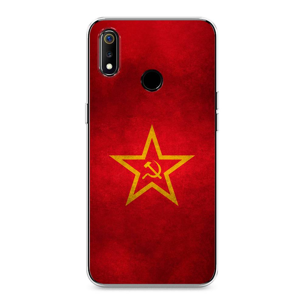

Чехол Awog на Realme 3 "Красное знамя", Разноцветный, 251050-10
