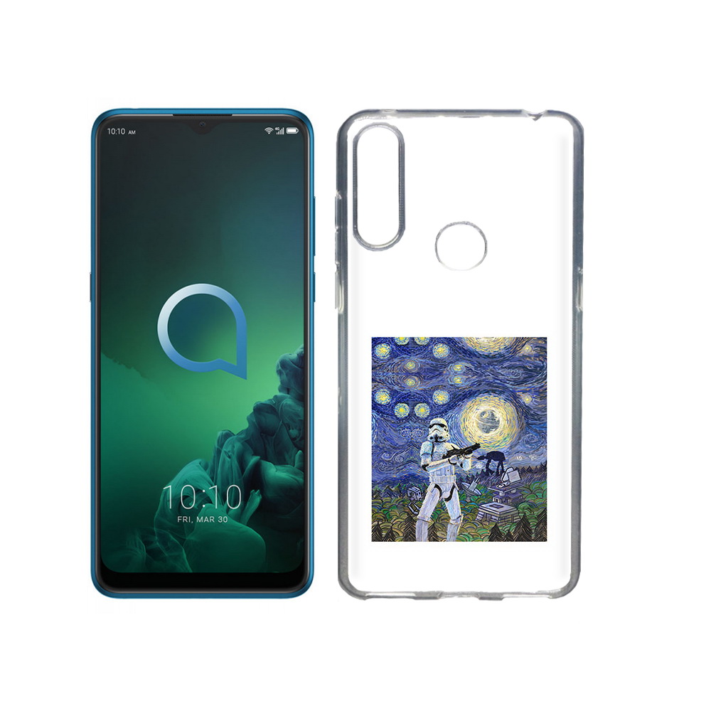 

Чехол MyPads Tocco для Alcatel 3X star wars звездная ночь (PT227136.670.23), Прозрачный, Tocco