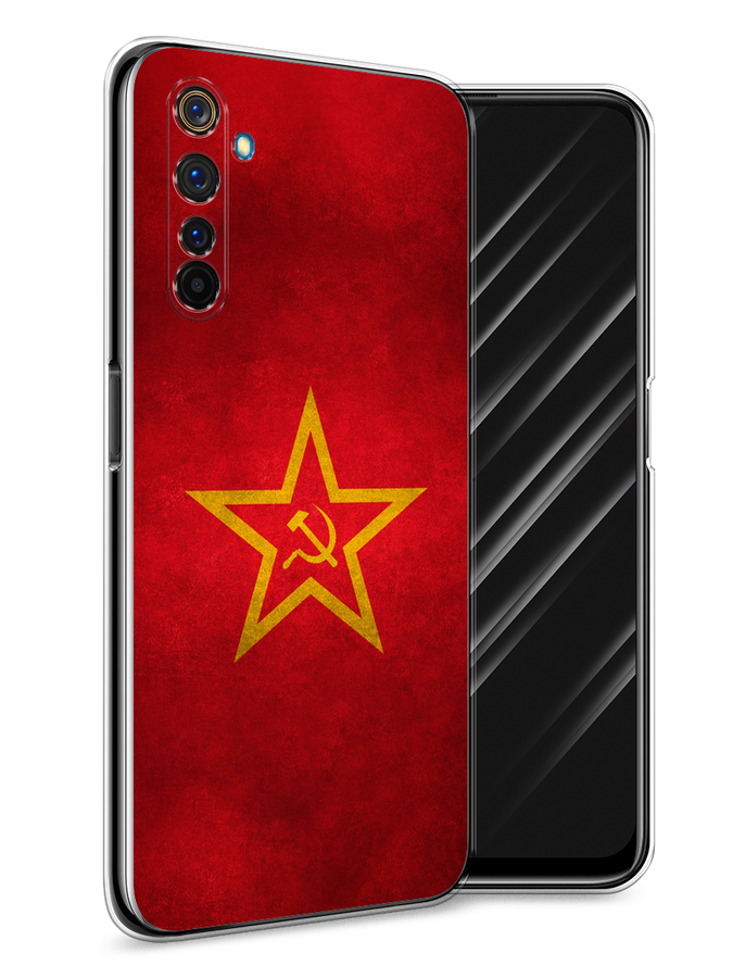 

Чехол Awog на Realme 6 Pro "Красное знамя", Разноцветный, 252850-10