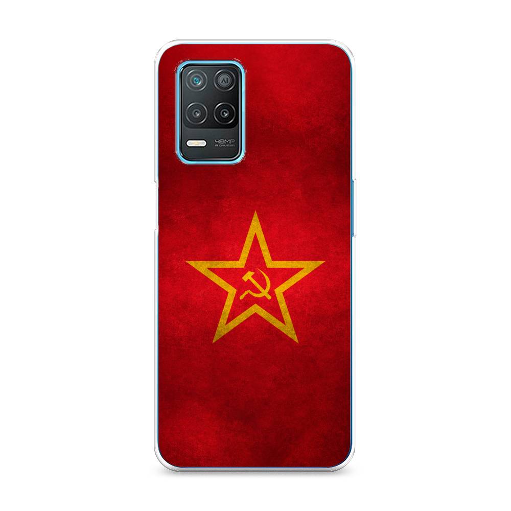 

Чехол Awog на Realme 8 5G/Narzo 30 5G "Красное знамя", Разноцветный, 257050-10