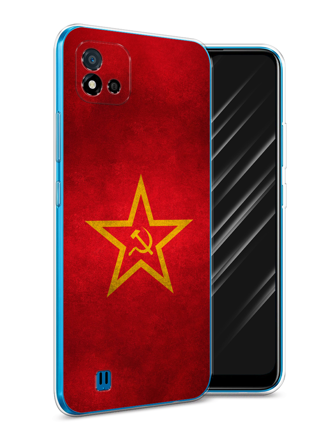 

Чехол Awog на Realme C11 (2021) "Красное знамя", Разноцветный, 257550-10