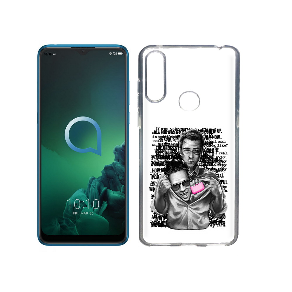 

Чехол MyPads Tocco для Alcatel 3X бойцовский клуб (PT227136.670.242), Прозрачный, Tocco