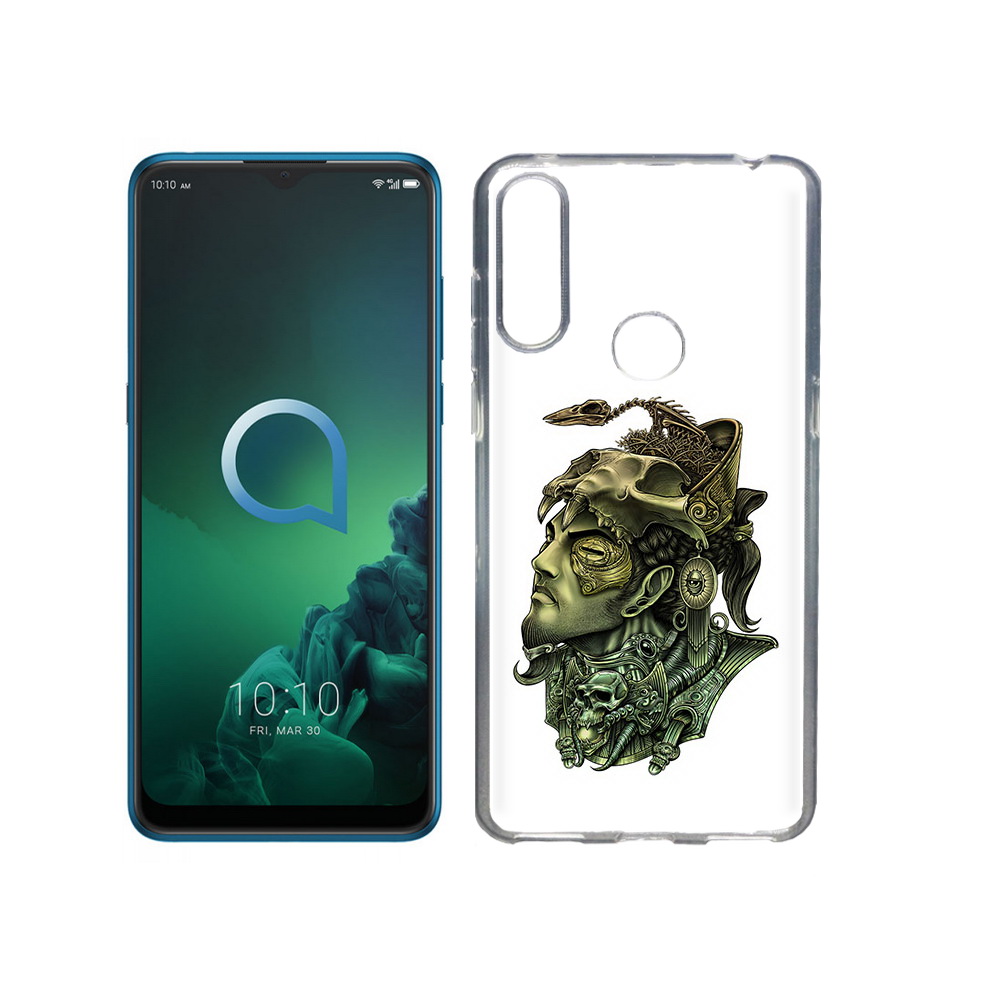 

Чехол MyPads Tocco для Alcatel 3X бронзовый воин (PT227136.670.248), Прозрачный, Tocco