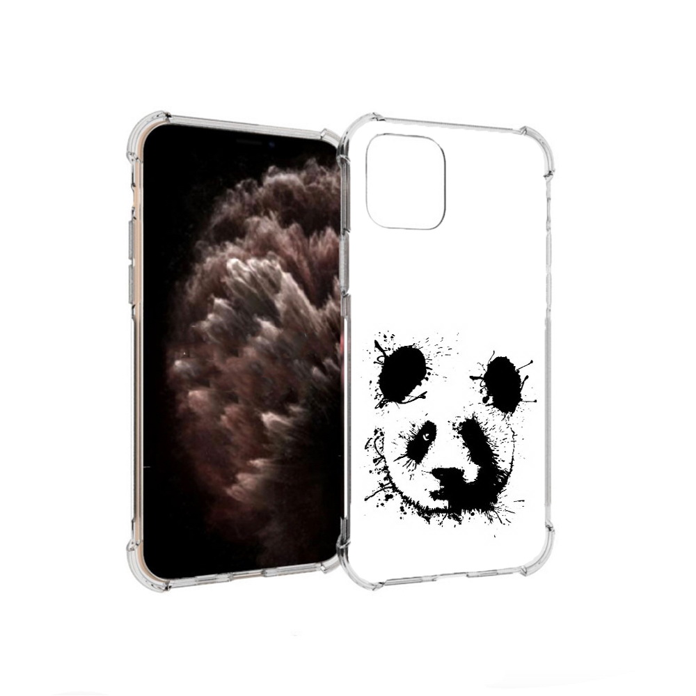 

Чехол MyPads Tocco для Apple iPhone 11 Pro клякса-панда, Прозрачный, Tocco