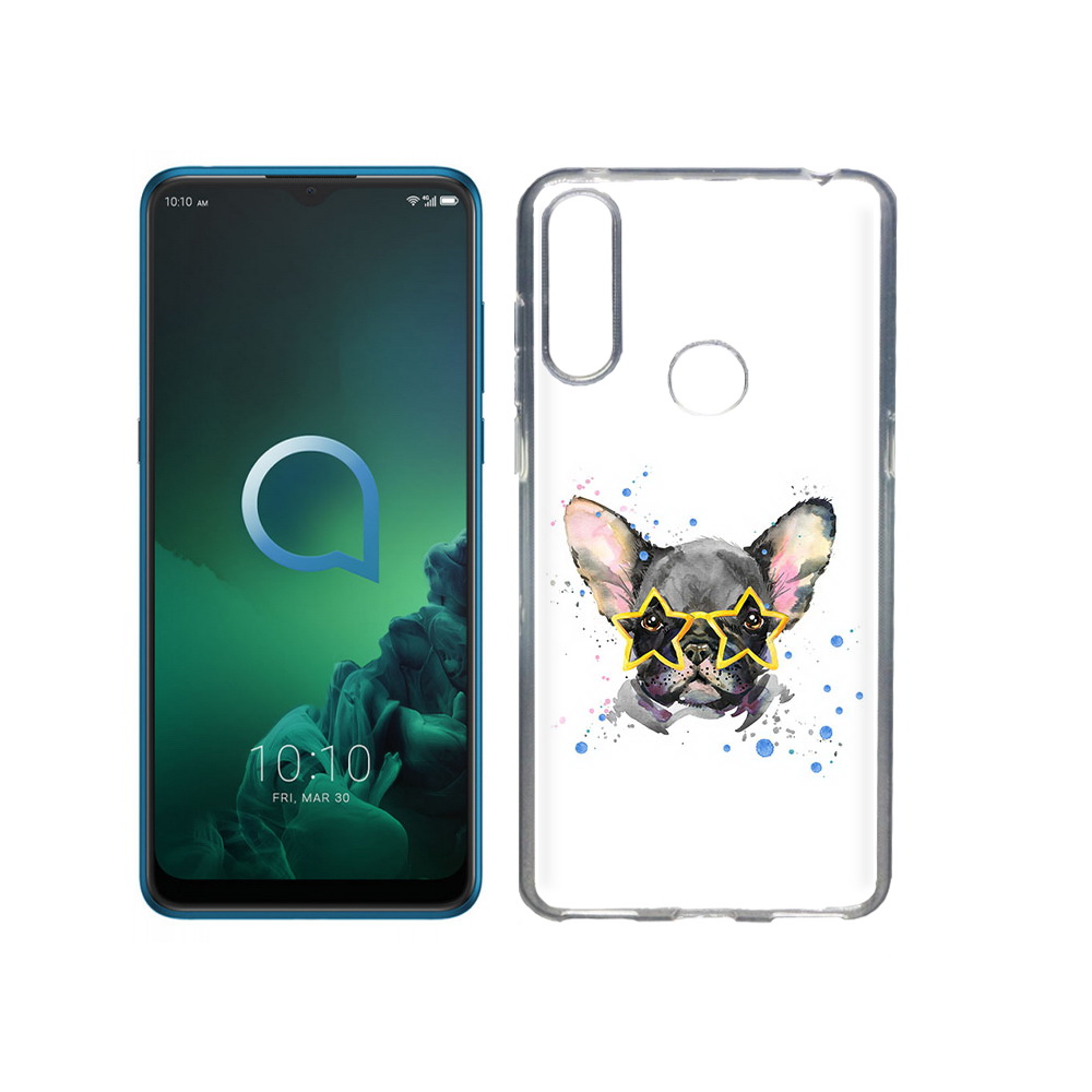 

Чехол MyPads Tocco для Alcatel 3X буля в очках (PT227136.670.252), Прозрачный, Tocco