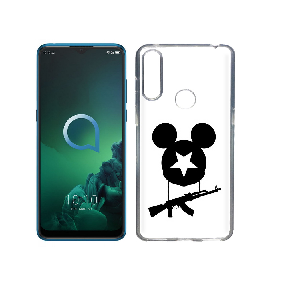

Чехол MyPads Tocco для Alcatel 3X АК Микки (PT227136.670.26), Прозрачный, Tocco