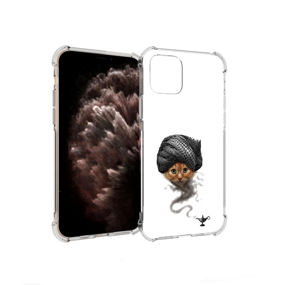 

Чехол MyPads Tocco для Apple iPhone 11 Pro кот джин, Прозрачный, Tocco