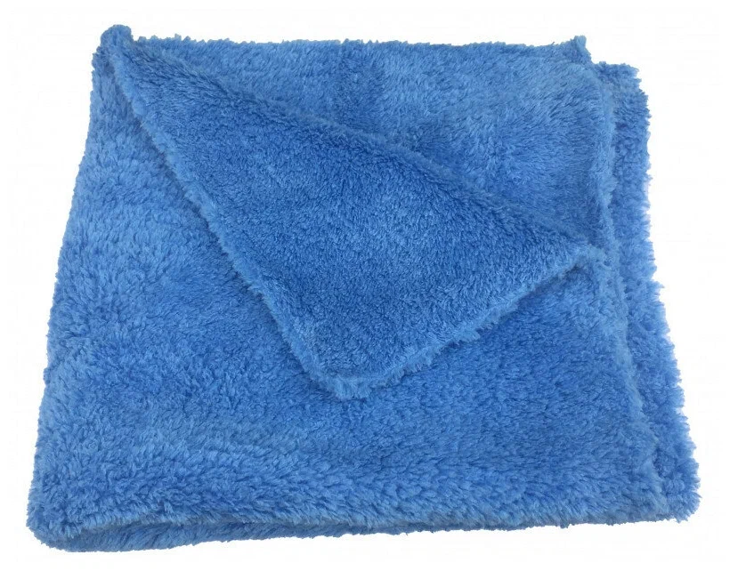 Салфетка для стекол плюшевая Grand Caratt TORNADO из микрофибры синяя