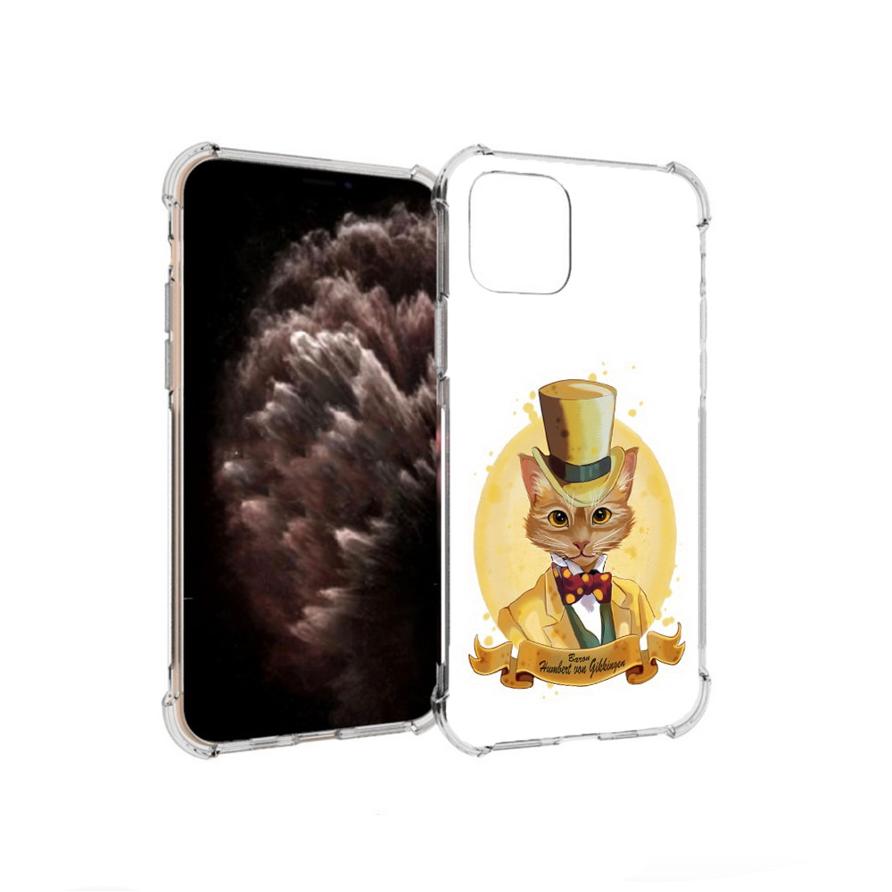 

Чехол MyPads Tocco для Apple iPhone 11 Pro кот юрист, Прозрачный, Tocco