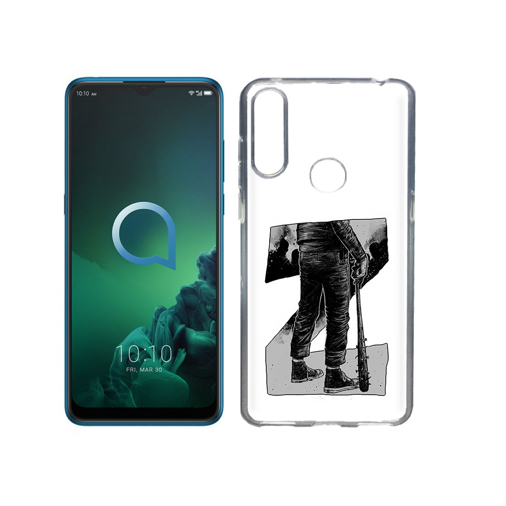 

Чехол MyPads Tocco для Alcatel 3X воин черно белый (PT227136.670.265), Tocco