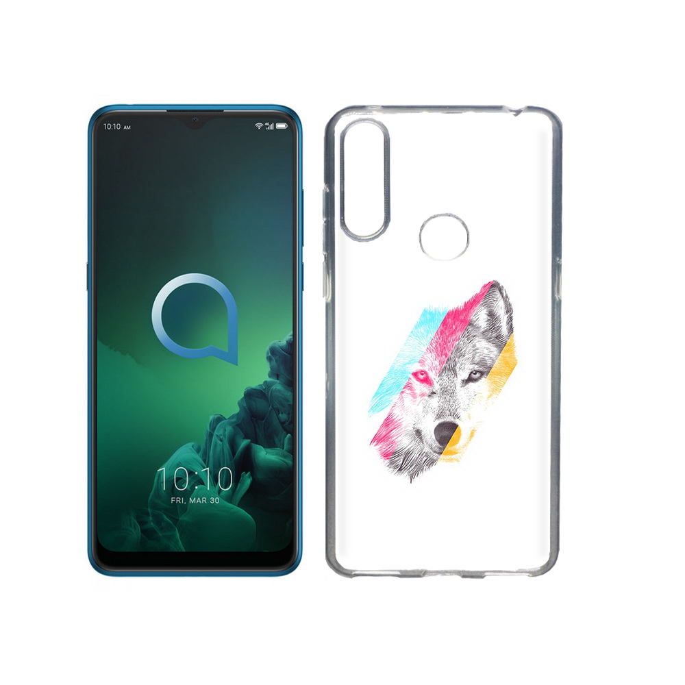 

Чехол MyPads Tocco для Alcatel 3X волк градиент (PT227136.670.268), Прозрачный, Tocco