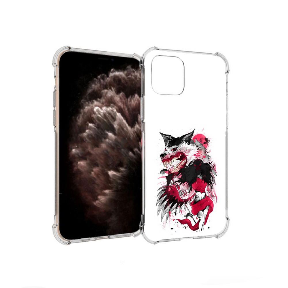

Чехол MyPads Tocco для Apple iPhone 11 Pro красная шапочка, Прозрачный, Tocco