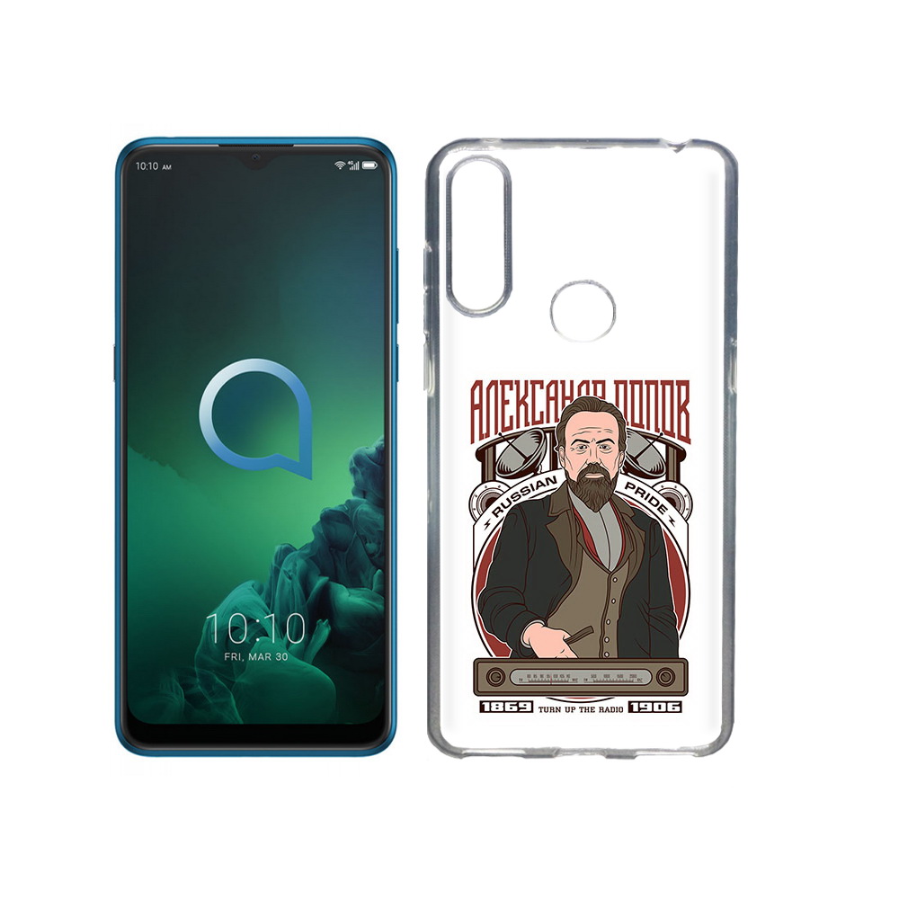 

Чехол MyPads Tocco для Alcatel 3X Александр Попов (PT227136.670.27), Прозрачный, Tocco