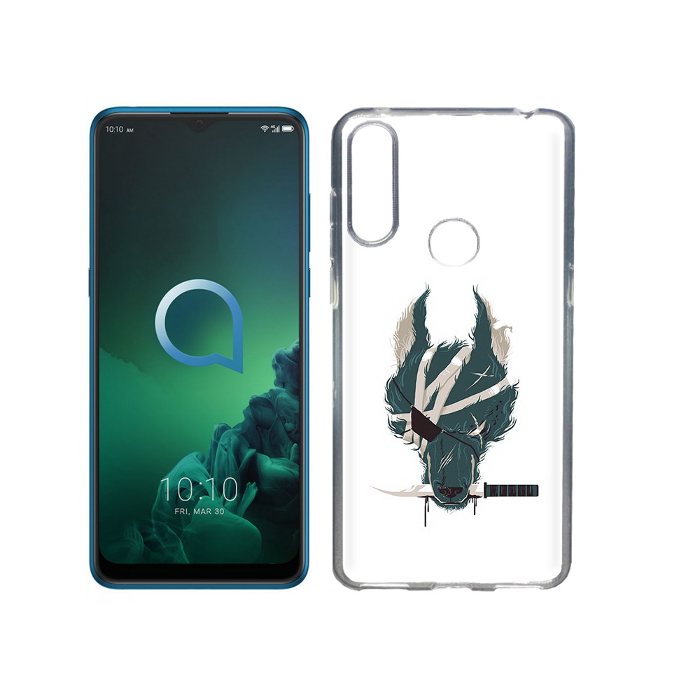 

Чехол MyPads Tocco для Alcatel 3X волк-разбойник (PT227136.670.271), Прозрачный, Tocco