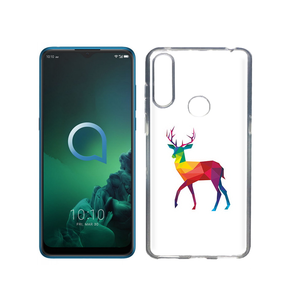

Чехол MyPads Tocco для Alcatel 3X геометрический олень (PT227136.670.286), Прозрачный, Tocco