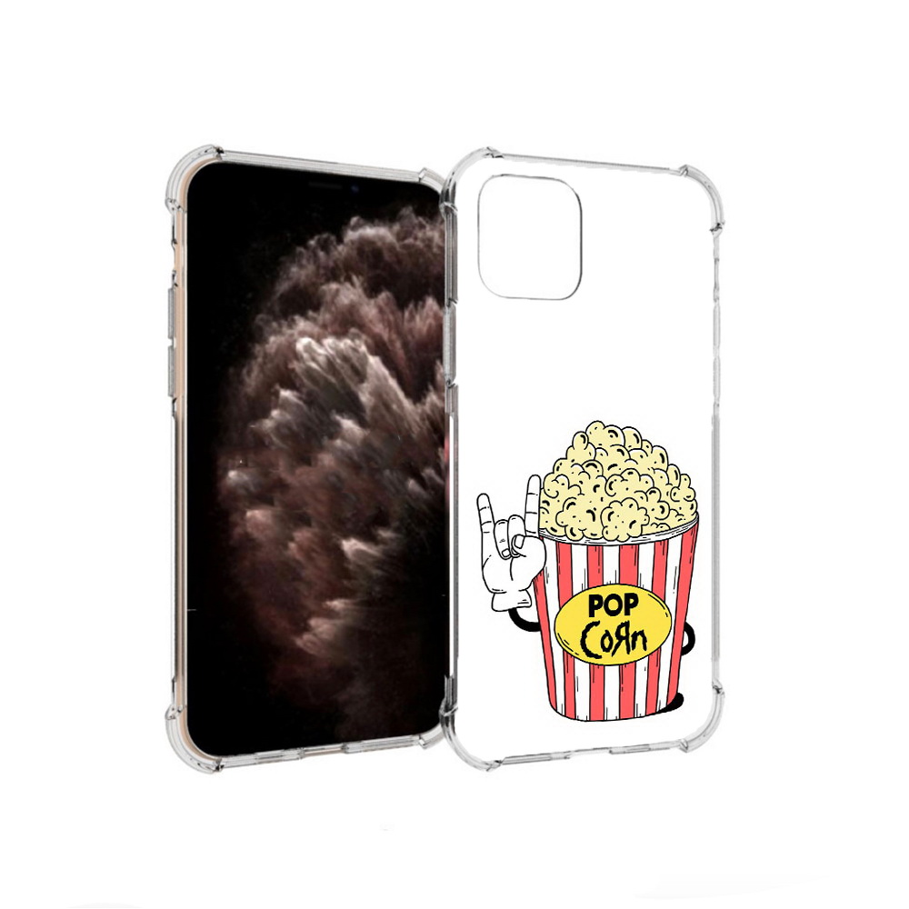 

Чехол MyPads Tocco для Apple iPhone 11 Pro крутой попкорн, Прозрачный, Tocco