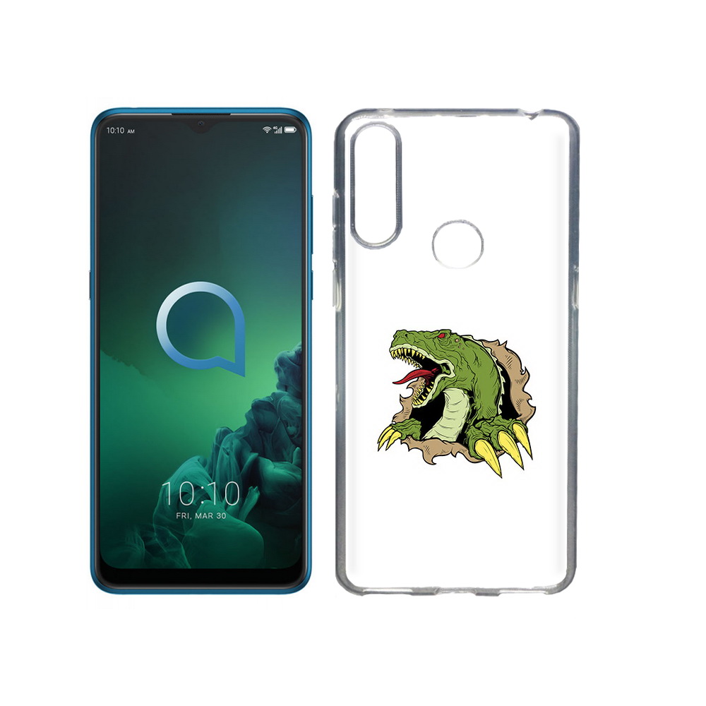 

Чехол MyPads Tocco для Alcatel 3X годзила (PT227136.670.290), Прозрачный, Tocco