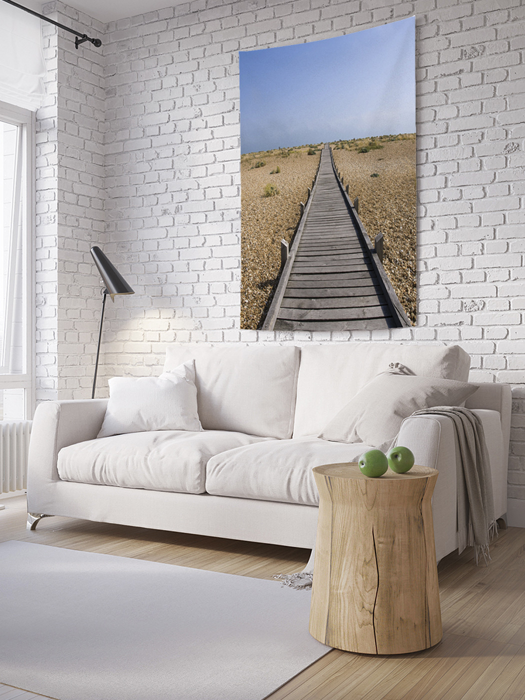 

Вертикальное фотопанно на стену JoyArty Пустынный мост 100x150 см, Пустынный мост