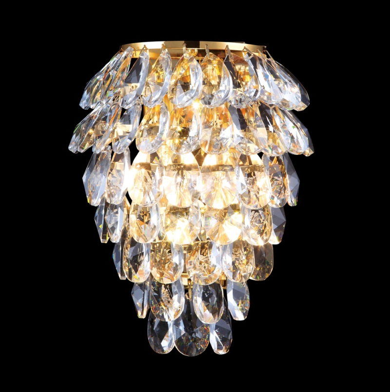 

Бра Crystal Lux Charme CHARME AP3 GOLD/TRANSPARENT, Charme