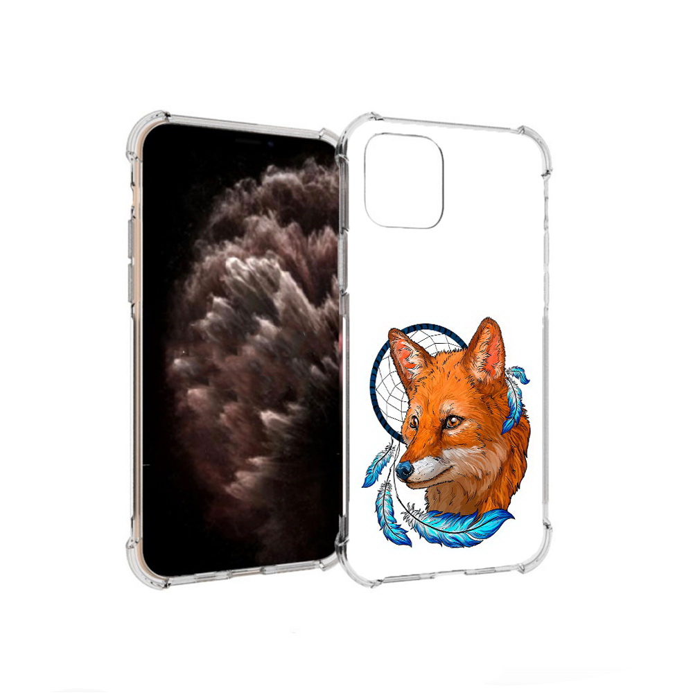 

Чехол MyPads Tocco для Apple iPhone 11 Pro лиса и ловец снов, Прозрачный, Tocco