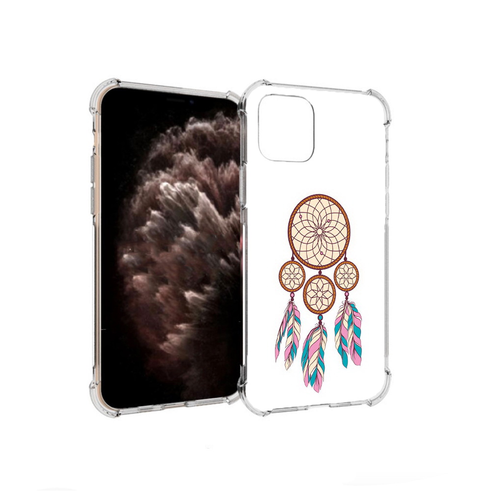 

Чехол MyPads Tocco для Apple iPhone 11 Pro ловец снов бежевый, Прозрачный, Tocco