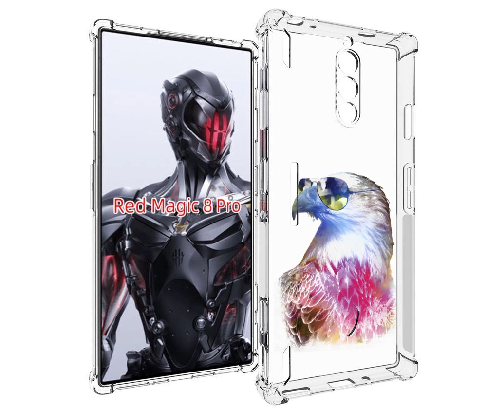 

Чехол MyPads Орел в очках для ZTE Nubia Red Magic 8 Pro / Red Magic 8 Pro Plus, Tocco