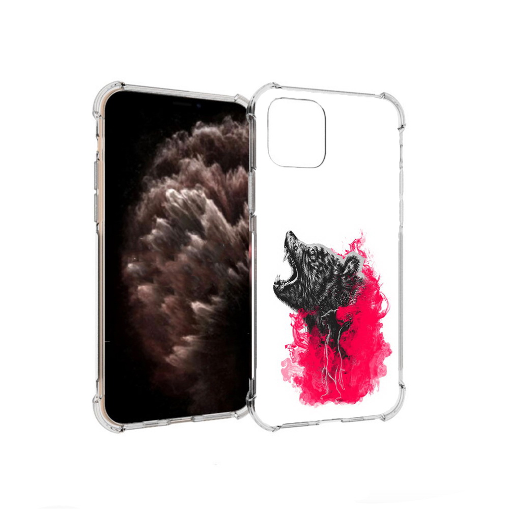 

Чехол MyPads Tocco для Apple iPhone 11 Pro медведь в дымке, Прозрачный, Tocco