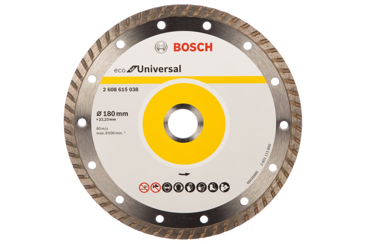 фото Bosch 2.608.615.038 алмазный диск eco univ.turbo 180-22,23