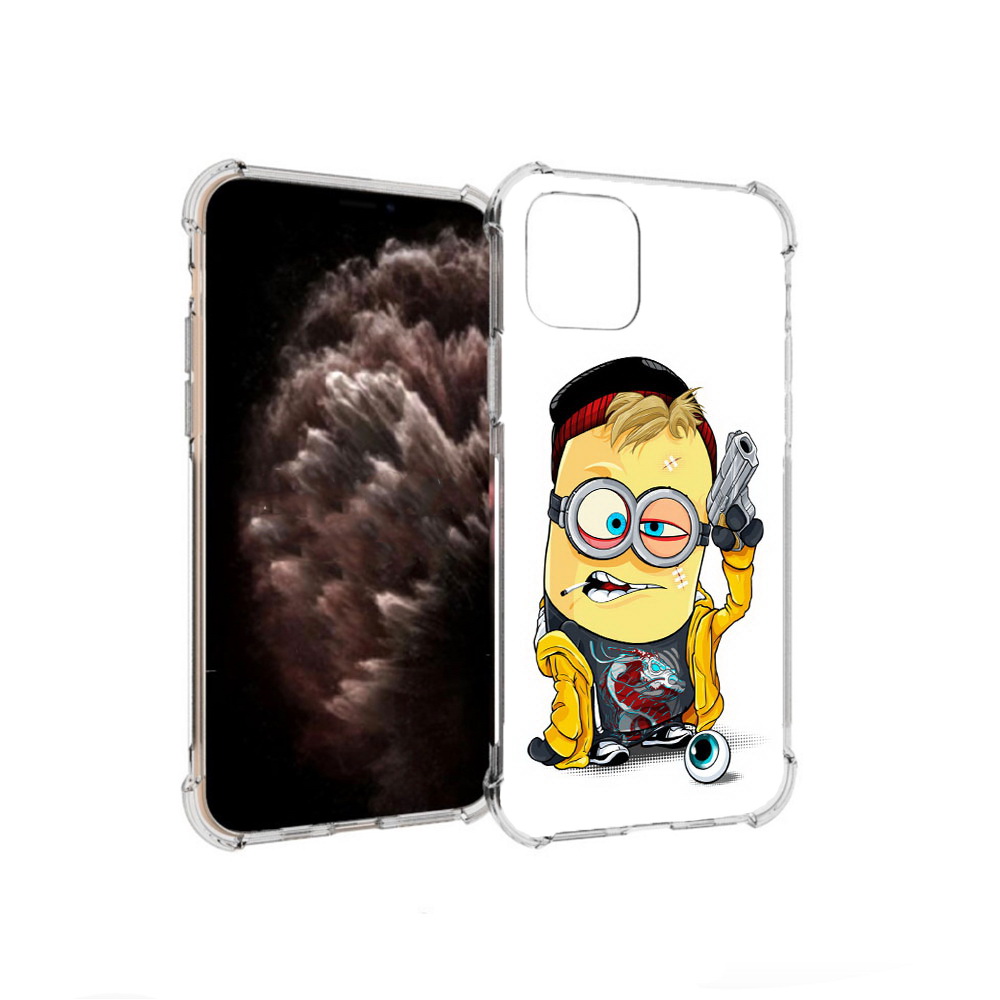 

Чехол MyPads Tocco для Apple iPhone 11 Pro миньон бандит, Прозрачный, Tocco