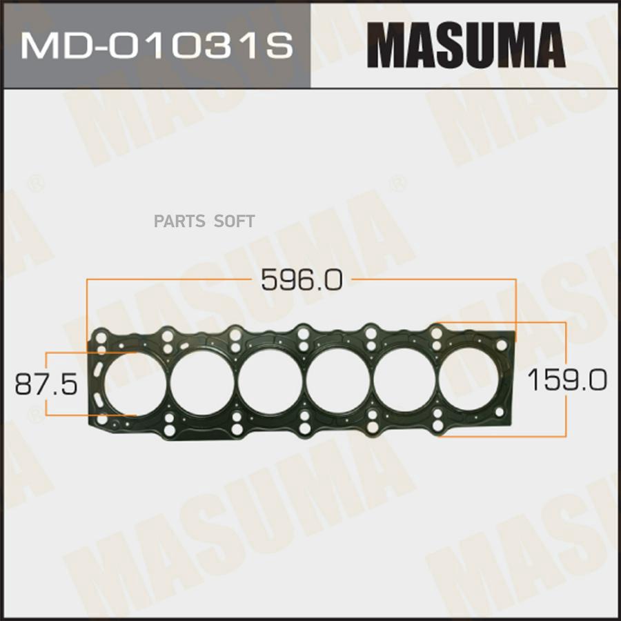 

Прокладка ГБЦ TOYOTA 0.23 мм MASUMA MD-01031S