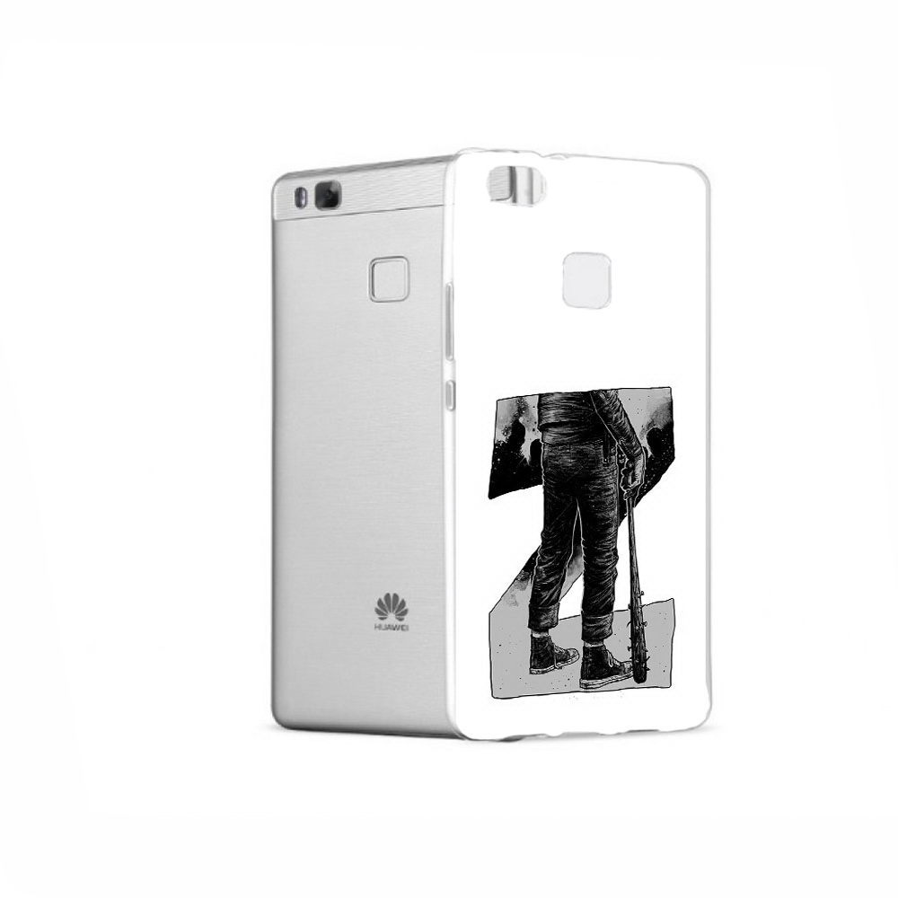 

Чехол MyPads Tocco для Huawei P9 воин черно белый, Tocco