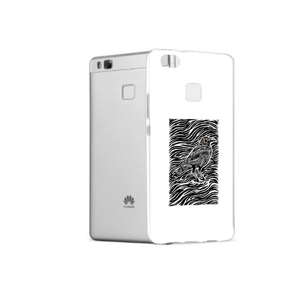 

Чехол MyPads Tocco для Huawei P9 ворон в абстракции, Прозрачный, Tocco