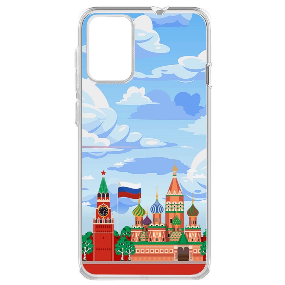 

Чехол-накладка Krutoff Clear Case Красная Площадь для ZTE Blade L9